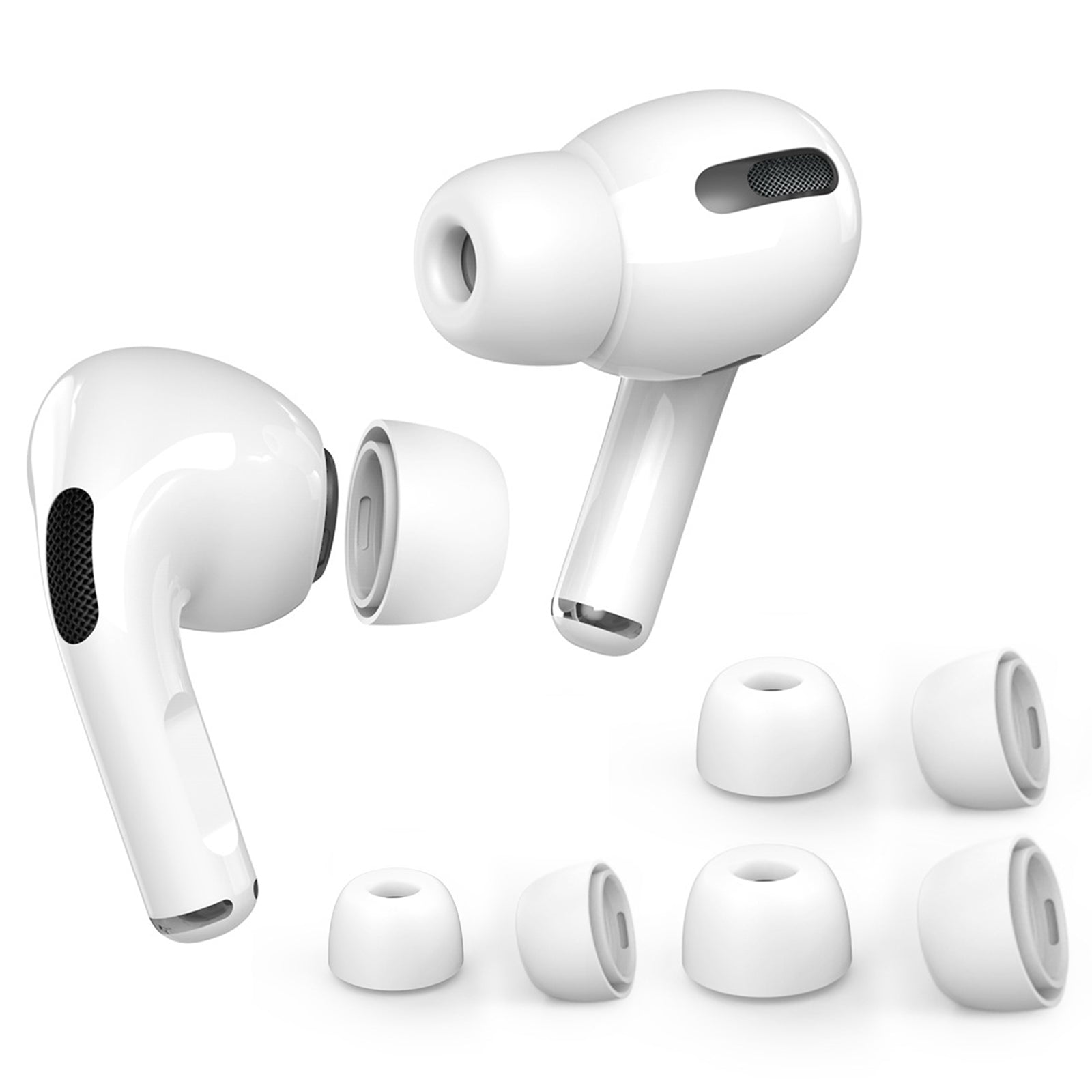 AHASTYLE PT99-PRO-1 Three Pairs Earphone Tips Replacement for Apple AirPods Pro AirPods Pro 2 Silicone Bluetooth Headset Ear Caps Size: S M L AHASTYLE PT99-PRO-1 Three Pairs Earphone Tips Replacement for Apple AirPods Pro AirPods Pro 2 Silicone Bluetooth Headset Ear Caps Size: S M L